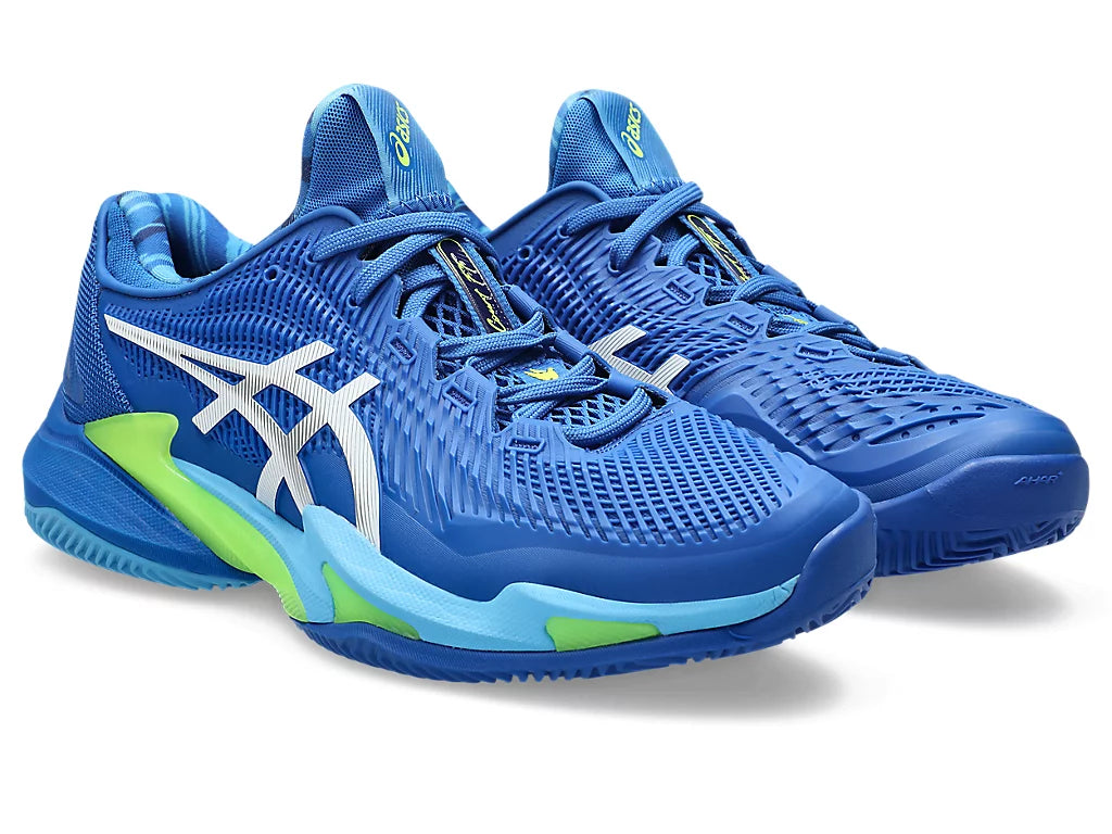 ASICS Court FF 3 Novak Shoes - Tuna Blue/White – SQUASHOP