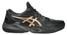 Load image into Gallery viewer, ASICS Court FF 3 Novak Clay Night Energy Shoes - Black/Prism Gold