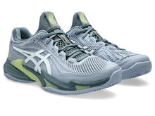 Ielādēt attēlu galerijas skatītājā, ASICS COURT FF 3 CLAY - Grey Blue/White