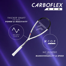 Load image into Gallery viewer, Squash racket CARBOFLEX NEO 120