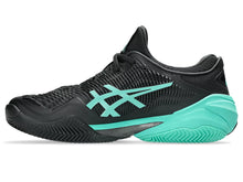 Ielādēt attēlu galerijas skatītājā, ASICS COURT FF 3 CLAY (BLACK/AURORA GREEN)