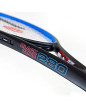 Load image into Gallery viewer, Karakal Black Zone Tennis Racket - Fast Fibre & Graphite Titanium Gel - 280g