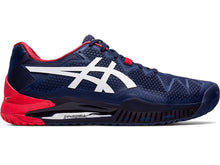 Load image into Gallery viewer, Asics Gel-Resolution 8 Shoes - Peacoat/White