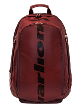 Load image into Gallery viewer, Varlion Burgundy Summum Ambassadors Leather Padel Backpack