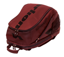 Load image into Gallery viewer, Varlion Burgundy Summum Ambassadors Leather Padel Backpack