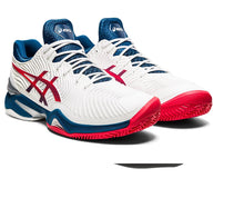 Load image into Gallery viewer, ASICS COURT FF 2 CLAY White/ Mako Blue Shoes