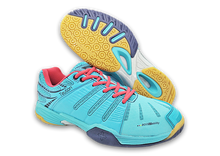 Load image into Gallery viewer, Teuton BooStability 1017 Shoes - Turquoise/Salmon