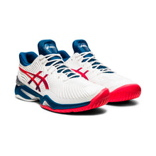 Load image into Gallery viewer, Asics Court FF 2 Shoes - White/Mako Blue