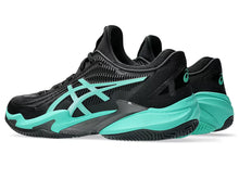Ielādēt attēlu galerijas skatītājā, ASICS COURT FF 3 CLAY (BLACK/AURORA GREEN)
