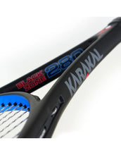 Load image into Gallery viewer, Karakal Black Zone Tennis Racket - Fast Fibre &amp; Graphite Titanium Gel - 280g
