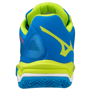 MIZUNO WAVE EXCEED LIGHT PADEL - Peace Blue/Acid Lime/White