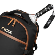 Load image into Gallery viewer, NOX LUXURY OPEN SERIES BACKPACK BLACK/BROWN
