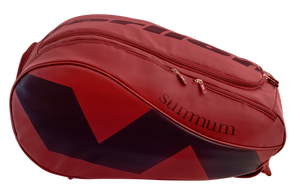 Varlion Burgundy Summum Ambassadors Leather Padel Bag