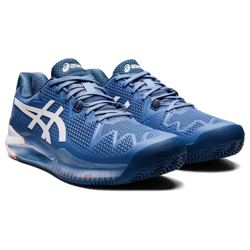 ASICS Gel-Resolution 8 Clay (Blue Harmony/White) Shoes