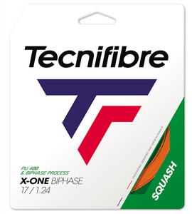 Tecnifibre XONE 1.24 (orange) Squash String