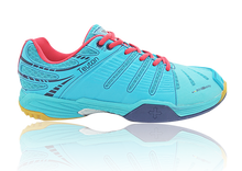 Load image into Gallery viewer, Teuton BooStability 1017 Shoes - Turquoise/Salmon
